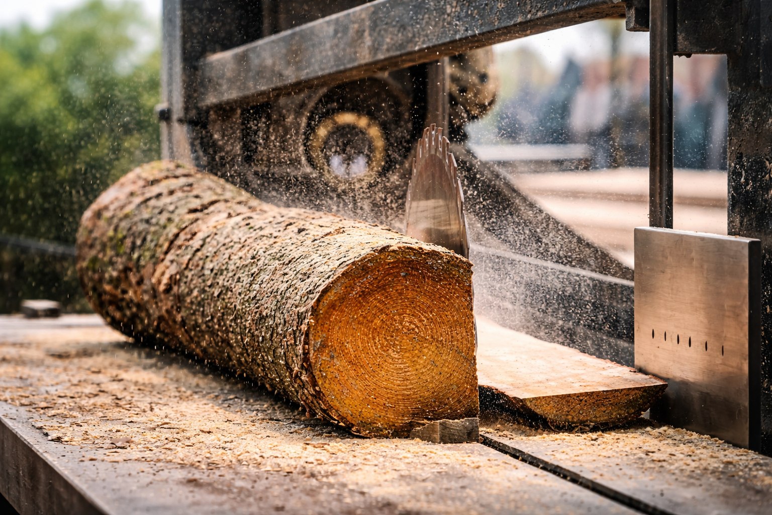 Activités de stockage de bois